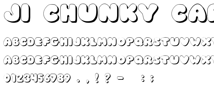 JI Chunky Caps font